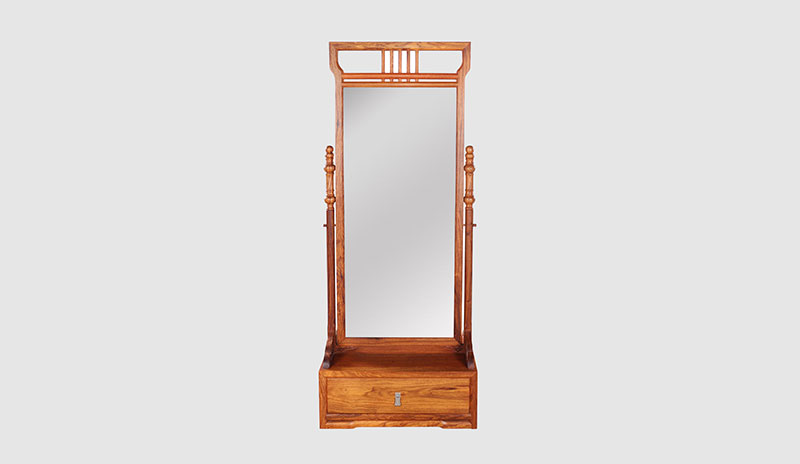 中式實木穿衣鏡試衣鏡全身鏡家具